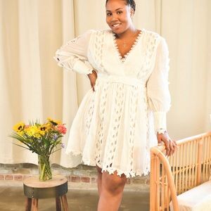 Plus Size Butterfly Crochet Pattern Mini Dress Size 1X&2X available